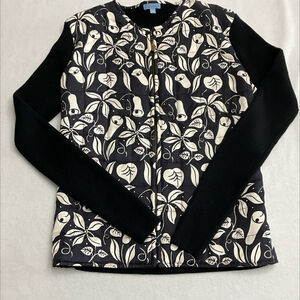 J. McLaughling Silk Quilted Sweater